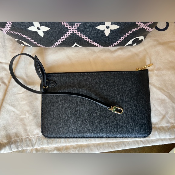 NIB M46040 Louis Vuitton Neverfull MM Monogram Empreinte Black - Picture 12 of 16